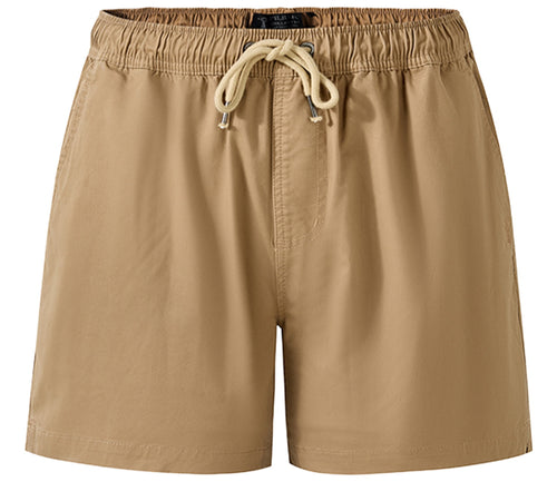 Pilbara Men's Cotton Stretch Walk Shorts Caramel
