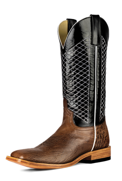 Horse Power Kango Tobacco Smooth Ostrich Western Boot