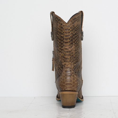 Lane Bad Habits Caiman Belly Boot — Brownbelly