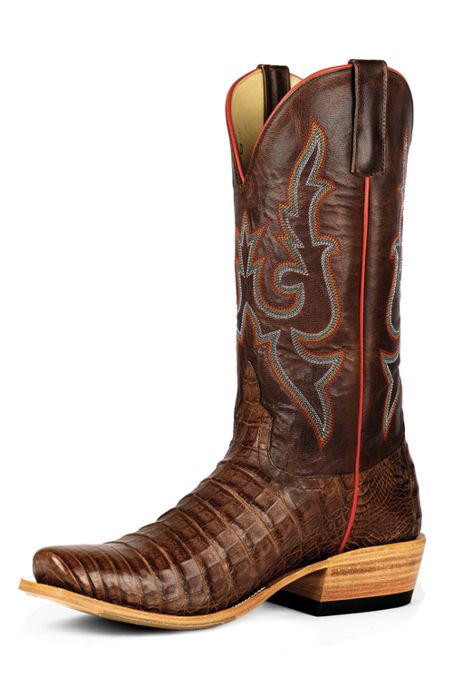 Horse Power Post Oak Caiman Belly Western Boot