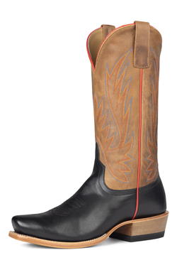Horse Power Black Full Grain Copper Western Boot