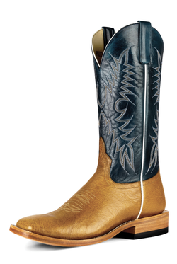 Horse Power Antique Saddle Smooth Ostrich Western Boot
