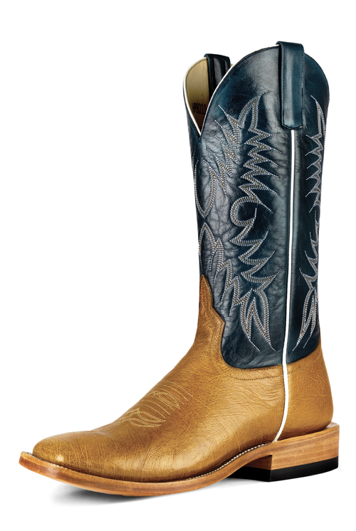 Horse Power Antique Saddle Smooth Ostrich Western Boot