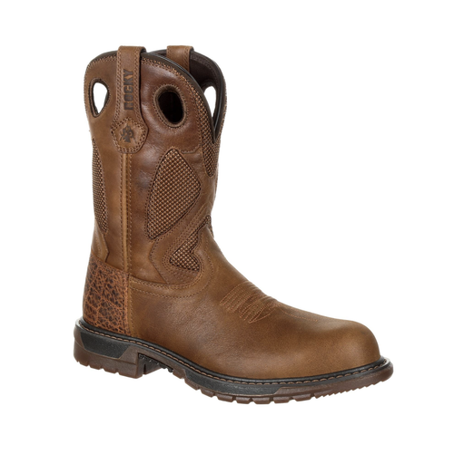 Rocky Original Ride FLX Composite Toe Western Boot – Brown & Black