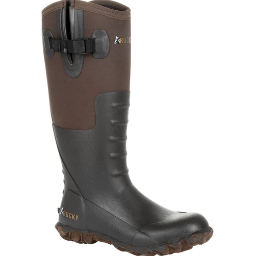 Rocky Core Chore Women’s Rubber Outdoor Boot – Dark Brown
