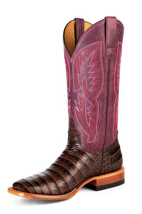 “With All My Bite” Macie Bean Chocolate Caiman Print Boot