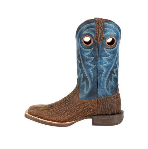 Durango Rebel Pro Men’s Bay Brown and Blue Ventilated Western Boot