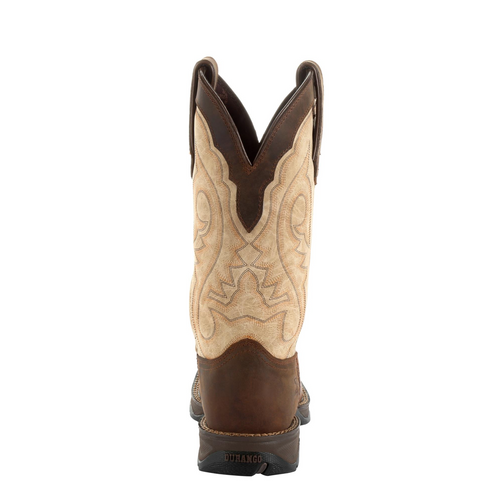 Durango Lady Rebel Bark Brown & Taupe Western Boot