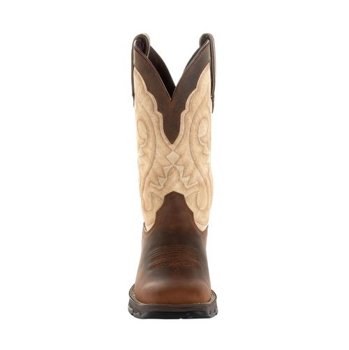 Durango Lady Rebel Bark Brown & Taupe Western Boot