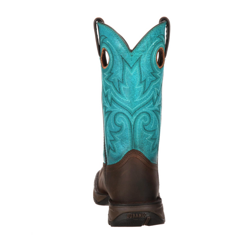 Durango Lady Rebel Women’s Bar None Brown and Turquoise Western Boot