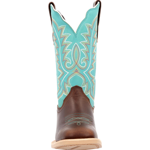 Durango Lady Rebel Pro Bay Brown & Arctic Blue Western Boot