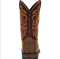 Georgia Boot Carbo-Tec LT Women’s Steel Toe Waterproof Work Boot – Brown/Red