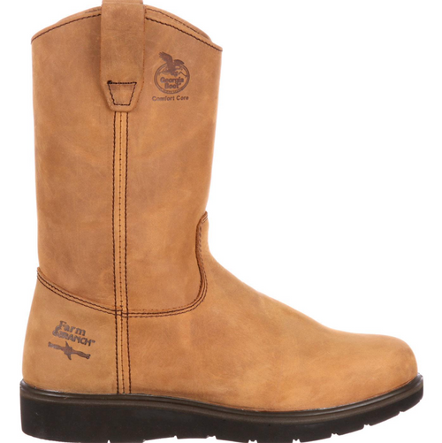 Georgia Boot Farm & Ranch Pull-On Work Boot – Mississippi Tan