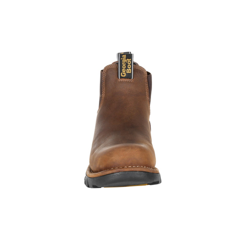 Georgia Boot Eagle One Waterproof Chelsea Work Boot – Brown