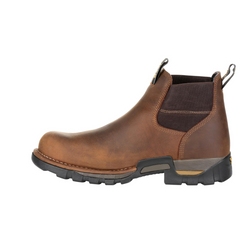 Georgia Boot Eagle One Steel Toe Waterproof Chelsea Work Boot – Brown