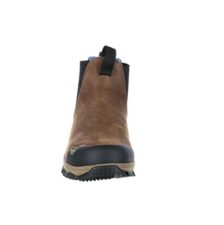 Georgia Boot Blue Collar Chelsea Waterproof Work Romeo Boot – Dark Brown