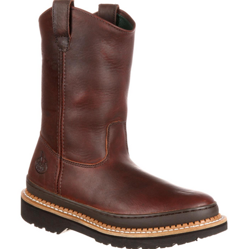 Georgia Giant Pull-On Work Boot – Soggy Brown