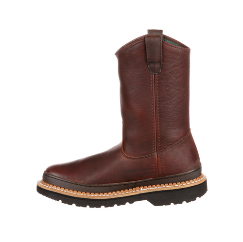 Georgia Giant Pull-On Work Boot – Soggy Brown