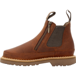 Georgia Boot Women’s Side-Zip Chelsea Romeo – Brown