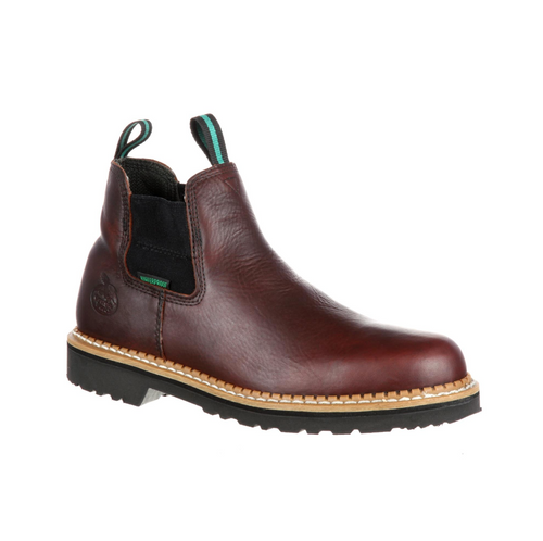 Georgia Boot Giant High Romeo Waterproof Steel Toe Work Boot – Soggy Brown