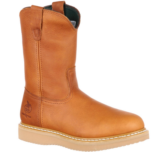 Georgia Boot Wedge Work Wellington – Barracuda Gold