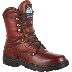 Georgia Boot Eagle Light Lace-Up Work Boot – Russet Wildwood