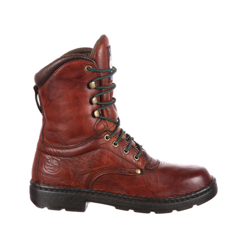 Georgia Boot Eagle Light Lace-Up Work Boot – Russet Wildwood