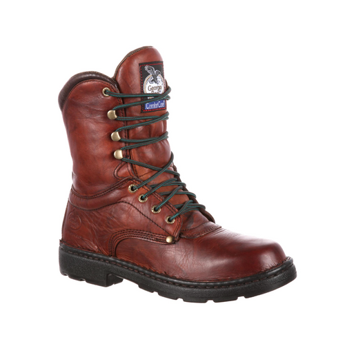 Georgia Boot Eagle Light Lace-Up Work Boot – Russet Wildwood