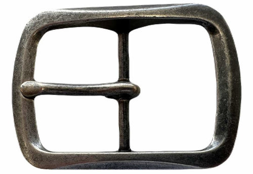 Pilbara Western Oval Buckle Tooled Leather Belt Dark Brown