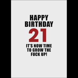 X111 - Happy Birthday 21