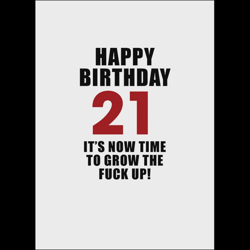 X111 - Happy Birthday 21