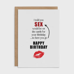 X134 - I Told You Sex Would Be On The Cards So Here You Go -