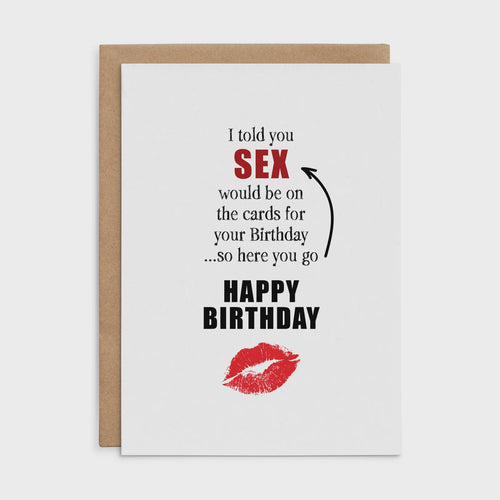 X134 - I Told You Sex Would Be On The Cards So Here You Go -
