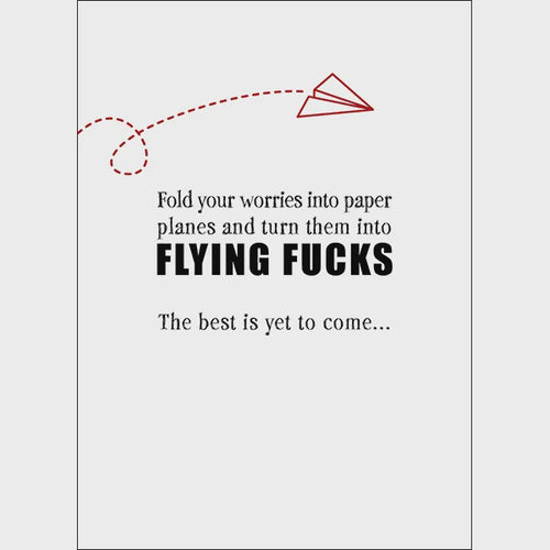 X14 - Fold Your Worries Into Paper Planes (Turn Them Into Fl