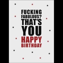 X95 - Fucking Fabulous? That`s You - Defamations Birthday Ca