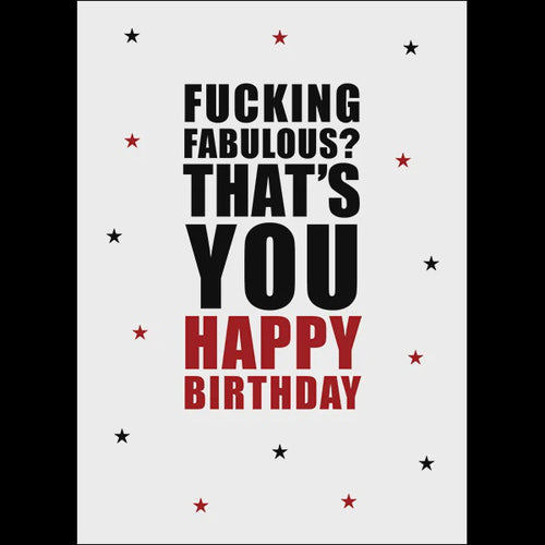 X95 - Fucking Fabulous? That`s You - Defamations Birthday Ca