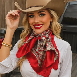 35x35" Classic Paisley Wild Rag / Scarf WR2141