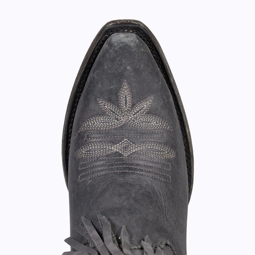 Lane Senita Falls Boot — Distressed Jet Black