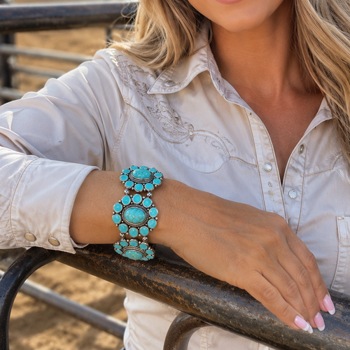 Oval Fashion Turquoise Bracelet