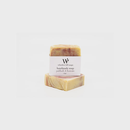 Natural Handmade Soap Bars patchouli & lavender