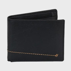 Wildera Leather “Hudson” Men’s Bifold Leather Wallet – RFID Protection | Black