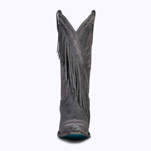 Lane Senita Falls Boot — Distressed Jet Black