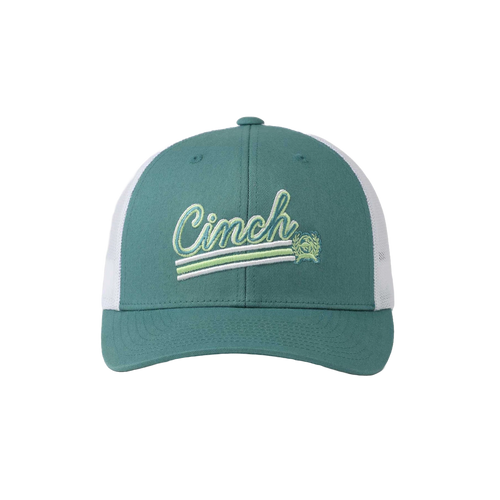 Cinch MHC7901012 BLU cap with white mesh back – front view