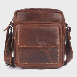 Greenwood Leather Ryder Crossbody Bag, Vintage Sandal