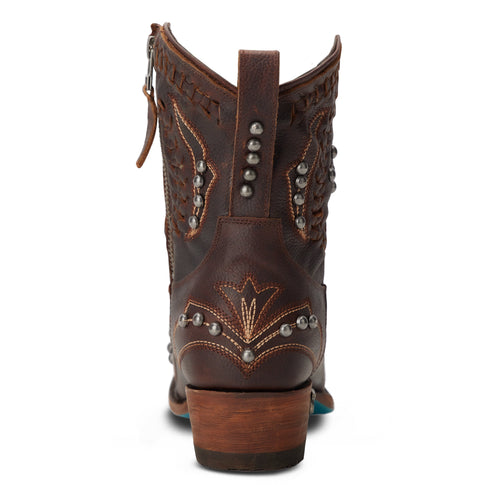 Lane Cossette Bootie — Cognac