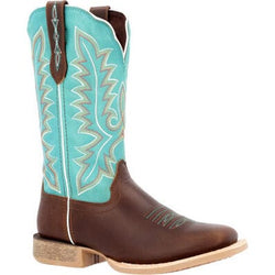 Durango Lady Rebel Pro Bay Brown & Arctic Blue Western Boot