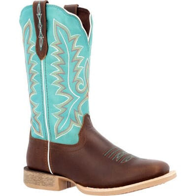 Durango Lady Rebel Pro Bay Brown & Arctic Blue Western Boot