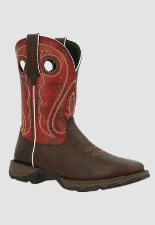 Durango Lady Rebel Dark Chestnut & Crimson Western Boot