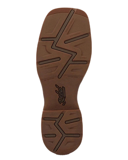 Durango Rebel Men’s Dark Chestnut and Midnight Western Boot