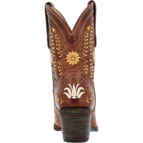Durango Golden Wildflower Western Bootie